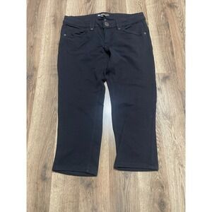 Rewind Jeans, Women's Size 9, Black, Denim, Ankle, Straight Leg